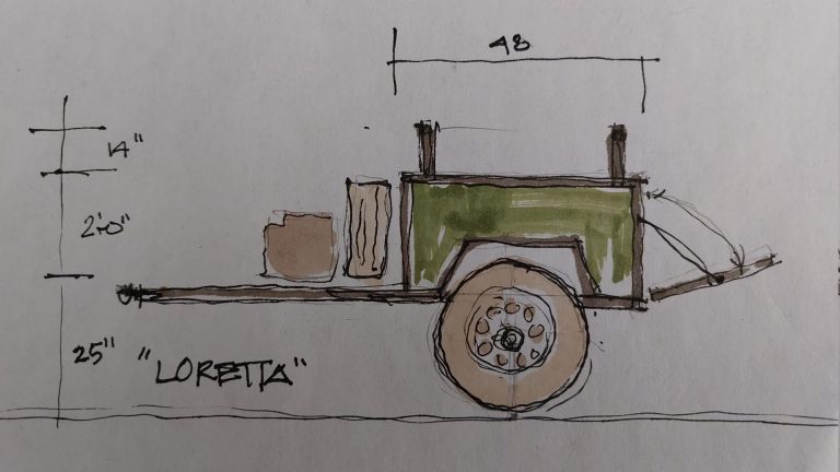 Loretta lightweight camping trailer