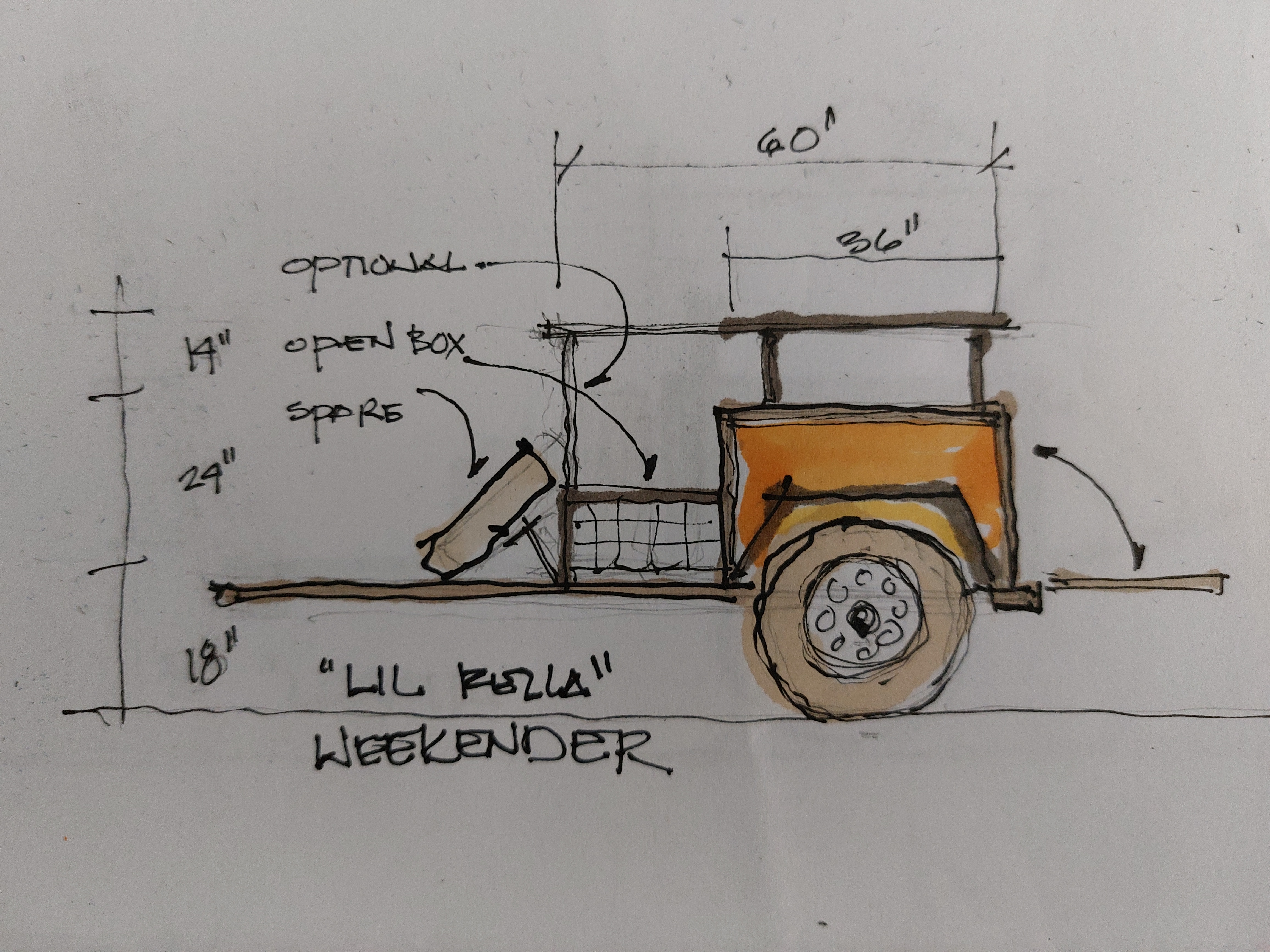 The Weekender camping trailer
